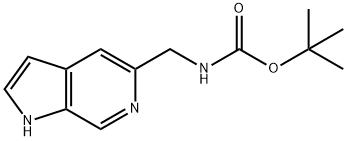 CarbaMic acid, (1H-pyrrolo[2,3-c]pyridin-5-ylMethyl)-, 1,1-diMethylethyl ester (9CI) Struktur