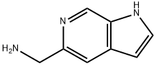 1H-Pyrrolo[2,3-c]pyridine-5-methanamine(9CI) Struktur