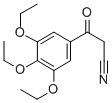 3,4,5-TRIETHOXYBENZOYLACETONITRILE Struktur