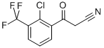 BENZENEPROPANENITRILE, 2-CHLORO-B-OXO-3-(TRIFLUOROMETHYL)- Struktur