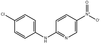 (4-chloro-phenyl)-(5-nitro-pyridin-2-yl)-amine Struktur