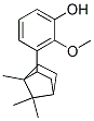 2-methoxy(1,7,7-trimethylbicyclo[2.2.1]hept-2-yl)phenol Struktur