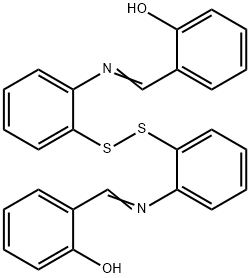 2-(SALICYLIDENEAMINO)PHENYL DISULFIDE Struktur