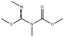 Carbamic  acid,  methyl[(methylimino)(methylthio)methyl]-,  methyl  ester  (9CI) Struktur