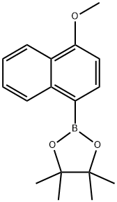 4-Methoxynaphthalen-1-ylboronic acid pinacol ester Struktur