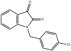 1-(4-CHLORO-BENZYL)-1H-INDOLE-2,3-DIONE Struktur