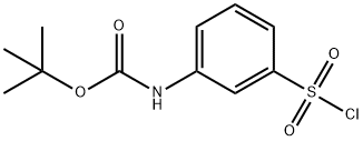 TERT-BUTYL [3-(CHLOROSULFONYL)PHENYL]CARBAMATE Struktur