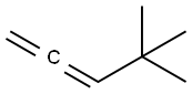 1-tert-Butylpropadiene Struktur