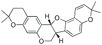 (6bR,14bR)-6b,12,13,14b-Tetrahydro-3,3,11,11-tetramethyl-3H,7H,11H-[1]benzopyrano[6',5':4,5]furo[3,2-c]pyrano[3,2-g][1]benzopyran Struktur