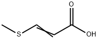 3-(Methylthio)acrylic acid Struktur