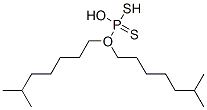 O,O-diisooctyl hydrogen dithiophosphate Struktur