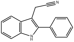 2-PHENYLINDOLE-3-ACETONITRILE Struktur