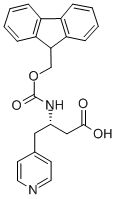 FMOC-(S)-3-AMINO-4-(4-PYRIDYL)-BUTYRIC ACID Struktur