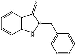 2-Benzyl-3-mercapto-2H-indazole Struktur