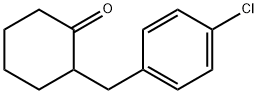 2-(p-Chlorobenzyl)cyclohexanone Struktur