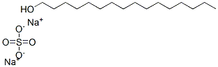 POLYETHYLENE GLYCOLS HEXADECYL ETHER MONO(HYDROGEN SULFATE), SODIUM SALT) Struktur