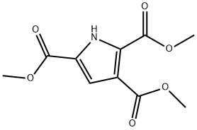 1H-Pyrrole-2,3,5-tricarboxylic acid, triMethyl ester Struktur