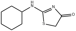 2-CYCLOHEXYLAMINO-THIAZOL-4-ONE Struktur