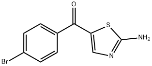 (2-AMINO-THIAZOL-5-YL)-(4-BROMO-PHENYL)-METHANONE Struktur