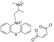 [10-[2-(dimethylammonio)propyl]-10H-phenothiazinium] maleate  Struktur