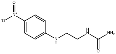 4-NITROPHENYL AMINOETHYLUREA Struktur