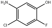 Phenol,  5-amino-4-chloro-2-fluoro- Struktur