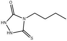 4-BUTYL-5-MERCAPTO-4H-1,2,4-TRIAZOL-3-OL Struktur