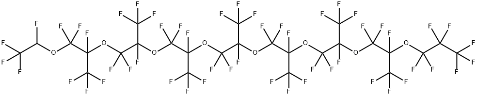 1,1,1,2,4,4,5,7,7,8,10,10,11,13,13,14,16,16,17,19,19,20,22,22,23,25,25,26,26,27,27,27-Dotriacontafluoro-5,8,11,14,17,20,23-heptakis(trifluoromethyl)-3,6,9,12,15,18,21,24-octaoxaheptacosane Struktur