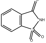 1,2-Benzisothiazole-3(2H)-thione 1,1-dioxide Struktur