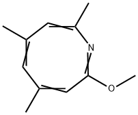 2-Methoxy-4,6,8-trimethylazocine Struktur