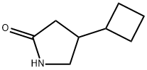 2-Pyrrolidinone, 4-Cyclobutyl Struktur