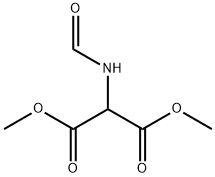 (Formylamino)malonic acid dimethyl ester Struktur