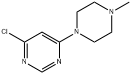 4-Chloro-6-(4-methyl-1-piperazinyl)pyrimidine Struktur