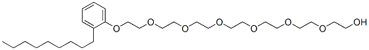 20-(nonylphenoxy)-3,6,9,12,15,18-hexaoxaicosan-1-ol Struktur