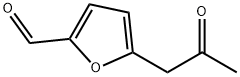 2-Furancarboxaldehyde, 5-(2-oxopropyl)- (9CI) Struktur