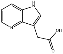 1H-Pyrrolo[3,2-b]pyridine-3-aceticacid(8CI,9CI) Struktur