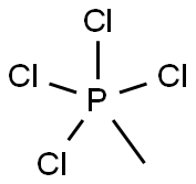 tetrachloromethylphosphorane  Struktur