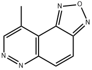 9-METHYL[1,2,5]OXADIAZOLO[3,4-F]CINNOLINE Struktur