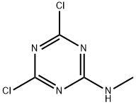 2,4-Dichloro-6-(methylamino)-1,3,5-triazine Struktur