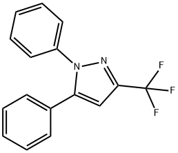 1,5-DIPHENYL-3-TRIFLUOROMETHYL-1H-PYRAZOLE Struktur