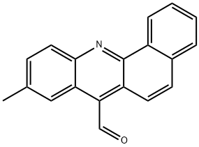 9-Methylbenz[c]acridine-7-carbaldehyde Struktur