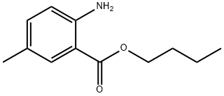 Benzoic acid, 2-amino-5-methyl-, butyl ester (9CI) Struktur