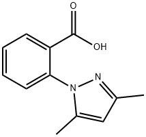 2-(3,5-DIMETHYL-PYRAZOL-1-YL)-BENZOIC ACID Struktur