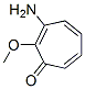 2,4,6-Cycloheptatrien-1-one,  3-amino-2-methoxy- Struktur