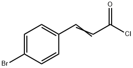 2-Propenoyl chloride, 3-(4-broMophenyl)- Struktur