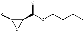 Oxiranecarboxylic acid, 3-methyl-, butyl ester, (2S,3R)- (9CI) Struktur