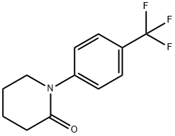 1-(4-TRIFLUOROMETHYL-PHENYL)-PIPERIDIN-2-ONE Struktur