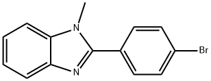 1-Methyl-2-(4'-broMophenyl)benziMidazole Struktur