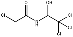 2-chloro-N-(2,2,2-trichloro-1-hydroxy-ethyl)acetamide Struktur