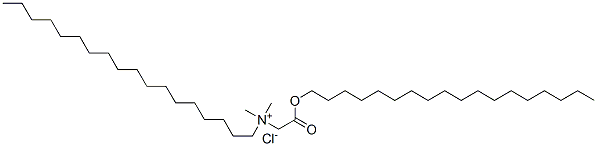 dimethyloctadecyl[2-(octadecyloxy)-2-oxoethyl]ammonium chloride Struktur